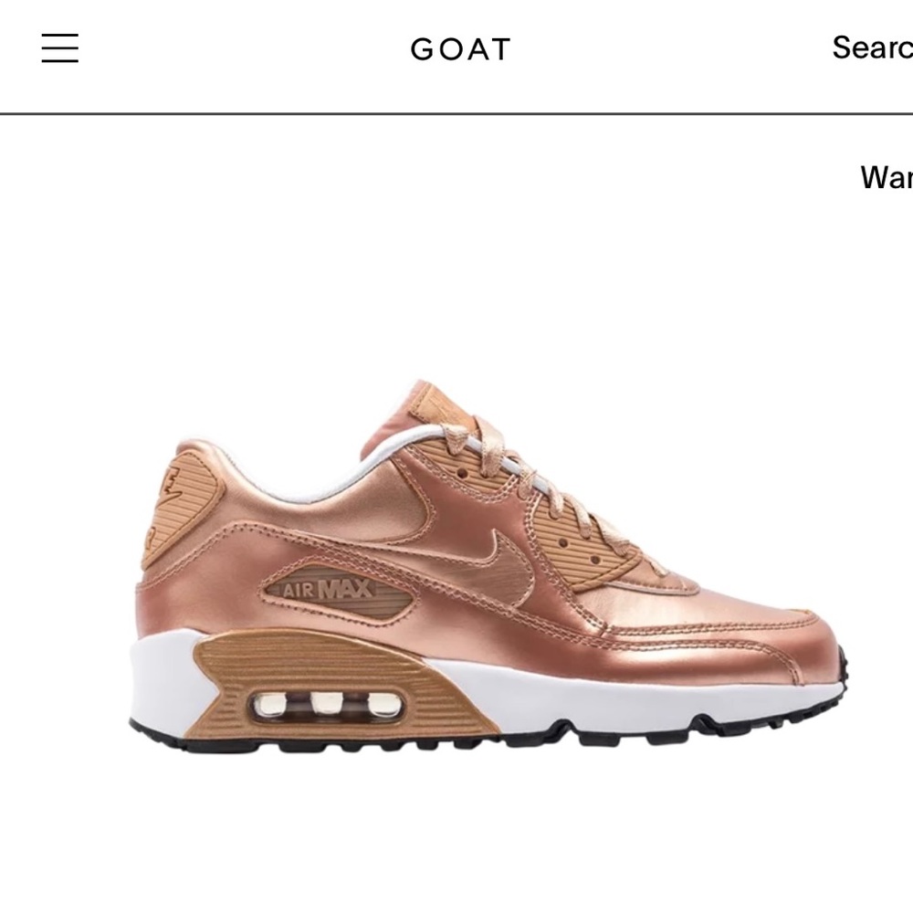 Air Max 90 se gs metallic bronze